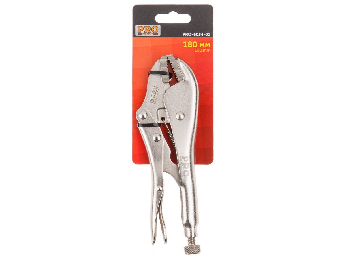  Зажим с фиксатором 180мм прямые губки PRO STARTUL (PRO-6054-01) PRO-6054-01 фото в каталоге от BTSprom.by