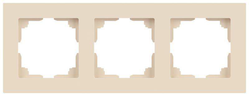 рамка 3-м сп accent 6-503-02 сл. кость intro б0063781 от BTSprom.by
