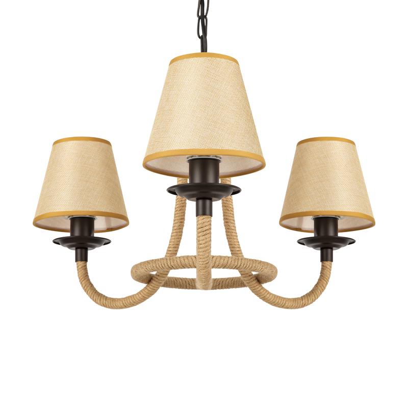  Люстра Corda 60Вт E14х3 IP20 Freya FR4402-PL-03-GB фото в каталоге от BTSprom.by