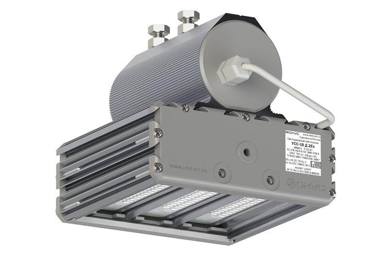 светильник светодиодный взрывозащ. усс-18 д 2ex 4000к ip67 ac/dc 230 консольное крепление матов. фокус uss00-018d0bdf12f06002 от BTSprom.by