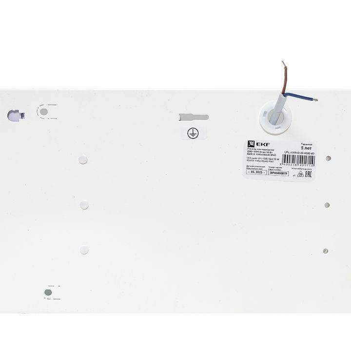  Светильник светодиодный ДВО-1005 36Вт 6500К IP40 1195х180х40 опал панель EKF LPL-1005-O-36-6500-40 фото в каталоге от BTSprom.by