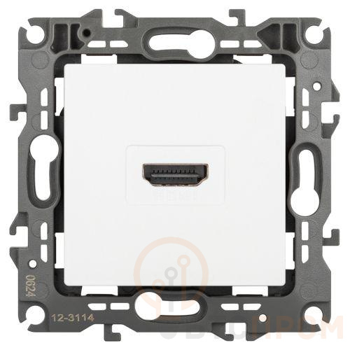 Розетка Эра12 12-3114-01М HDMI бел. матов. Эра Б0065724 фото в каталоге от BTSprom.by  Розетка Эра12 12-3114-01М HDMI бел. матов. Эра Б0065724 фото в каталоге от BTSprom.by