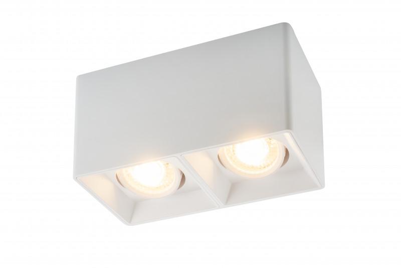 светильник 10вт gu5.3 ip20 led накладной пластик бел. denkirs 628023 от BTSprom.by