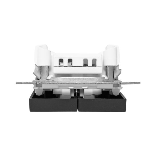  Выключатель кнопочный 2-кл. СП Эпика механизм черн. EKF UP1-SWB-23 фото в каталоге от BTSprom.by