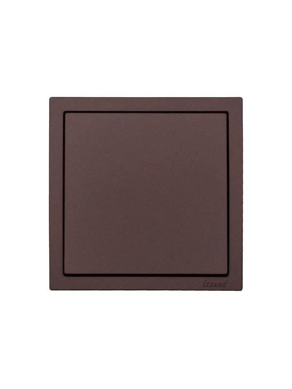  Выключатель 1-кл. СП ZIMA IP20 10А безвинт. зажим шоколад LEZARD 704-7388-100QC фото в каталоге от BTSprom.by