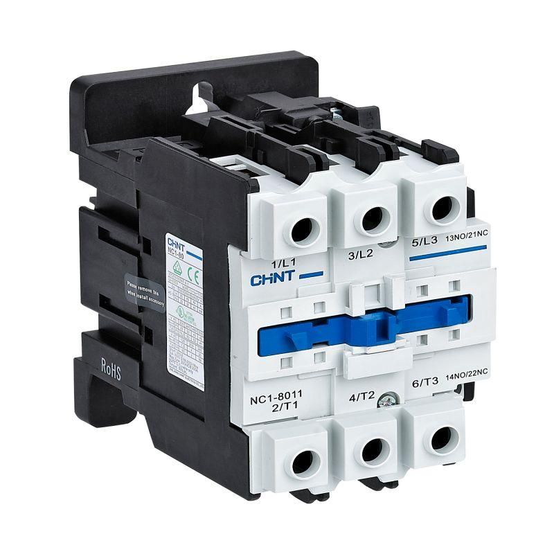 контактор nc1-8011 80а кат. 230в ac 1но+1нз ac-3 (r) chint 222935 от BTSprom.by