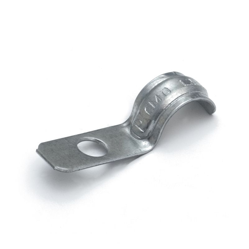 скоба крепежная однолапковая смоу d12-13мм отверст. d6.5мм метал. (уп.100 шт) промрукав pr13.02422 от BTSprom.by