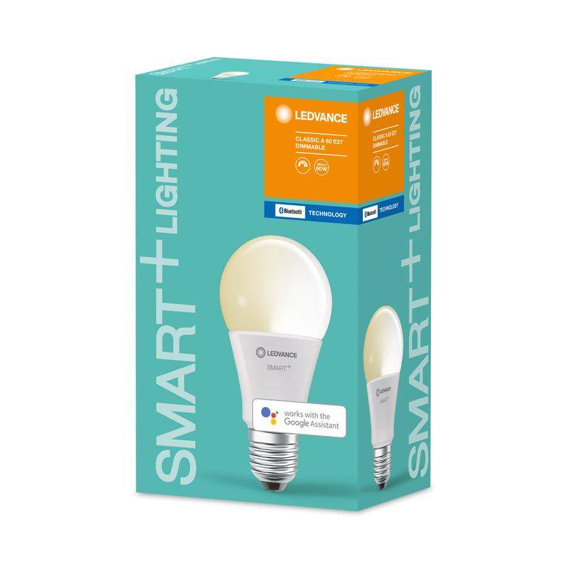 лампа светодиодная smart+ classic dimmable 60 9вт/2700к e27 ledvance 4058075208506 от BTSprom.by