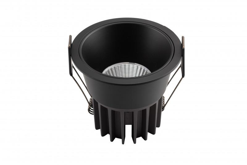  Светильник 7Вт 3000К IP20 LED встраив. алюм. черн. DENKIRS 545352 фото в каталоге от BTSprom.by