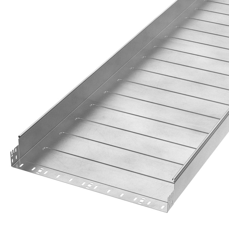 Лоток неперфорированный 600х100 L3000 1.0мм Профи INOX (AISI 304) Промрукав PR16.14012 от BTSprom.by