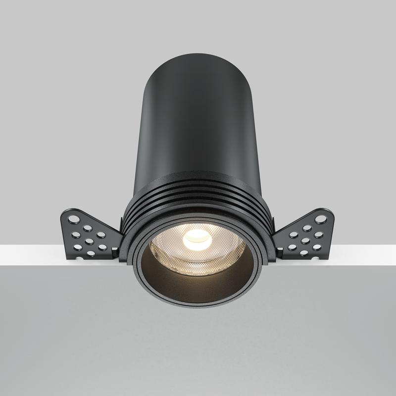  Светильник FOCUS LED 12Вт 4000К 60град. встраив. Maytoni DL125-L12-4K-TRS-B фото в каталоге от BTSprom.by