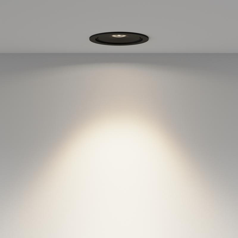  Светильник Move 9Вт 3000-4000-6000К 36град. встраив. Maytoni DL060-9W3-4-6K-B фото в каталоге от BTSprom.by