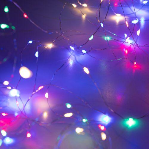  Гирлянда светодиодная "Занавес" 3х3м 240microLED мультиколор USB Holiday INZR-02 Intro Б0060436 фото в каталоге от BTSprom.by