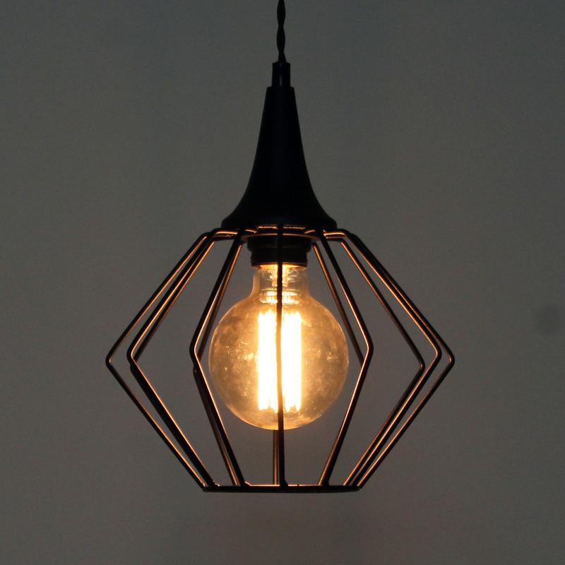  Светильник НСБ 01-60-142 "Форма" 211 E27 лофт-кантри (плафон Ромб) черн. муар (инд. упак.) Элетех 1005404241 фото в каталоге от BTSprom.by