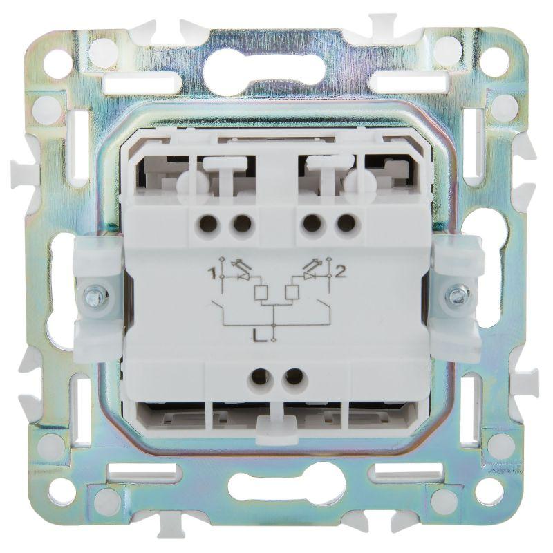  Выключатель 2-кл. SKANDY 10А SK-V04G графит IEK SK-V20-0-10-K53 фото в каталоге от BTSprom.by