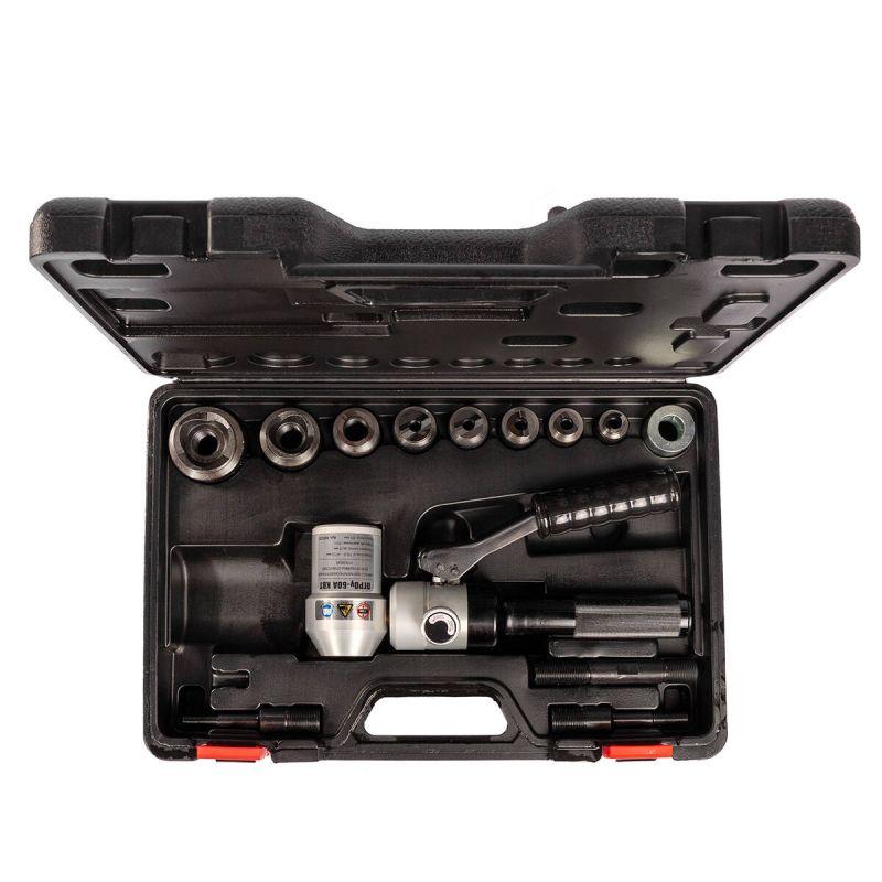  Пресс гидравлический ручной для пробивки отверстий угловой ПГРОу-60А КВТ 66535 фото в каталоге от BTSprom.by