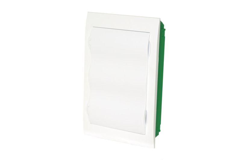  Корпус встраиваемый City9 Box IT 3 ряда 36мод. 2 розетки с бел. дверцей SE EZ9E312P2FIT фото в каталоге от BTSprom.by