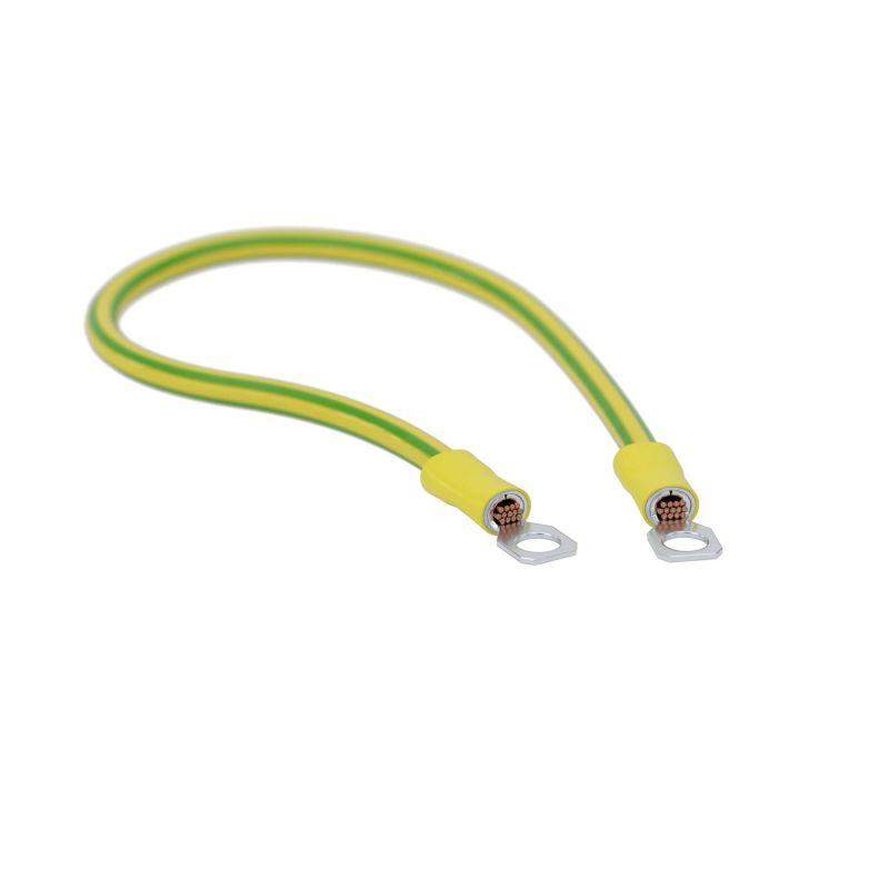 перемычка медная сеч. 10кв.мм с наконечниками под винт м6 в комплекте с метизами l 300мм dkc sc10l300k от BTSprom.by