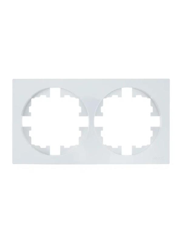 рамка 2-м osen горизонт. квадрат бел. lezard 743-0200-147 от BTSprom.by