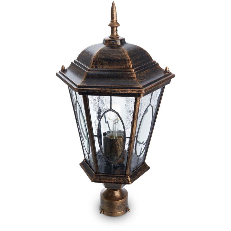 светильник садово-парковый 60вт 230в e27 черн. зол. pl152 feron 11321 от BTSprom.by