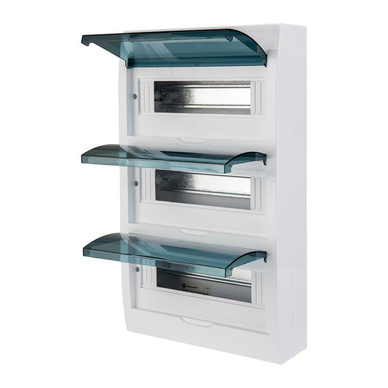  Бокс ЩРН-П-36 IP41 пластик. бел. Rexant 11-0336 фото в каталоге от BTSprom.by