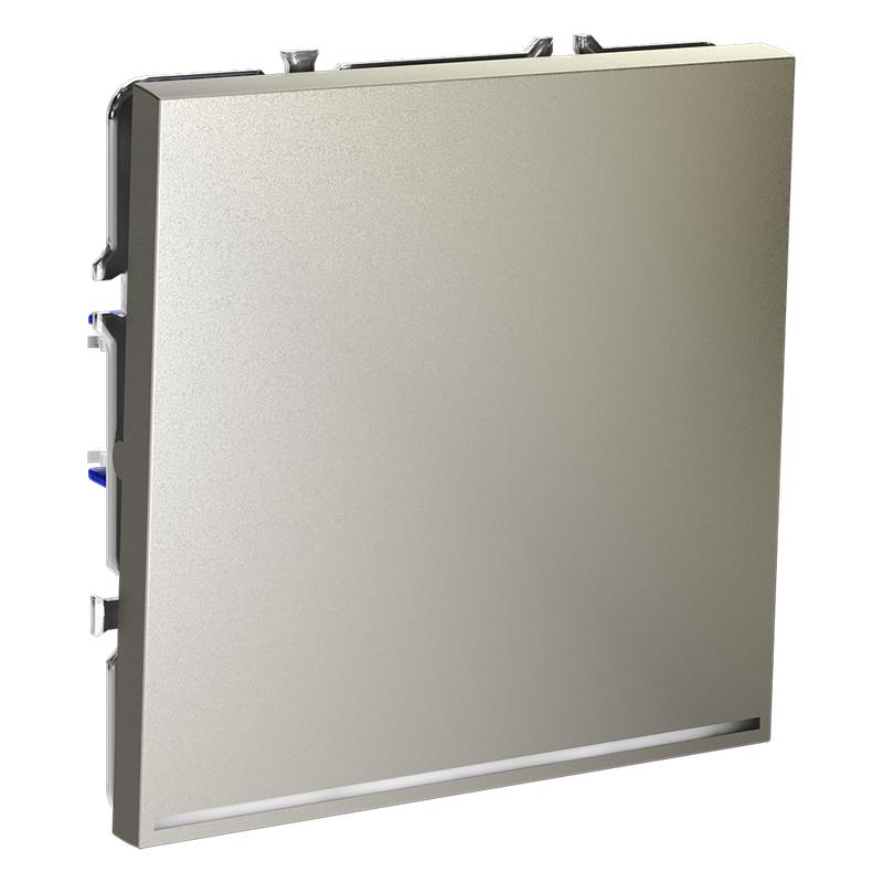  Переключатель проходной 1-кл. СП S70 10А с подсветкой механизм шелк Voltum VLS010404 фото в каталоге от BTSprom.by