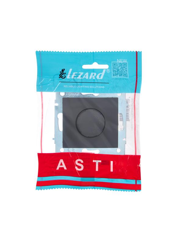  Механизм светорегулятора СП 1000Вт ASTI черн.бархат LEZARD 7081-4288-157 фото в каталоге от BTSprom.by