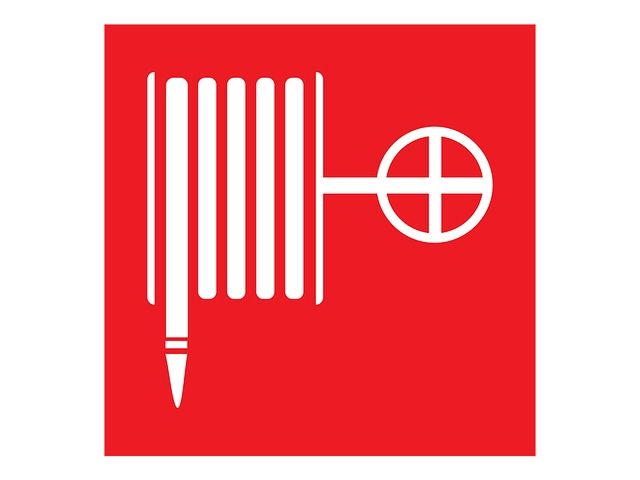наклейка знак пожарной безопасности "пожарный кран"200*200 мм rexant 56-0055 от BTSprom.by