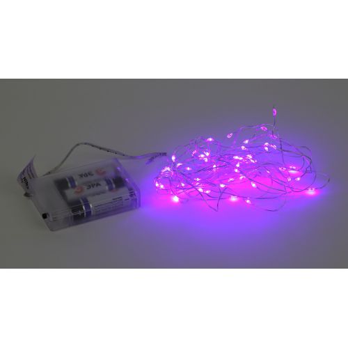  Гирлянда светодиодная "Нить" 5м 50LED сирен. свет АА ЭРА Б0047961 фото в каталоге от BTSprom.by