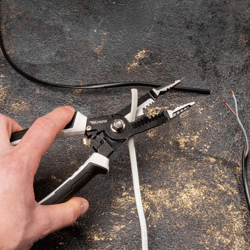  Плоскогубцы профессиональные многофункциональные 200мм Kranz KR-12-4655-5 фото в каталоге от BTSprom.by