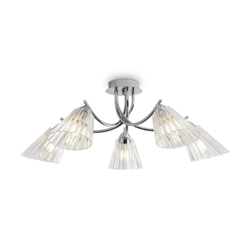  Люстра Faber 40Вт E14х5 IP20 Freya FR5423PL-05CH фото в каталоге от BTSprom.by