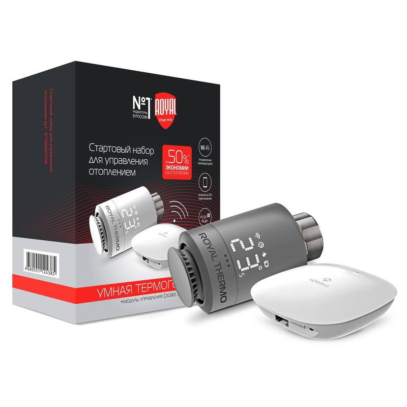  Набор стартовый для управления отоплением Royal Thermo серебр. Royal Thermo НС-1402597 фото в каталоге от BTSprom.by