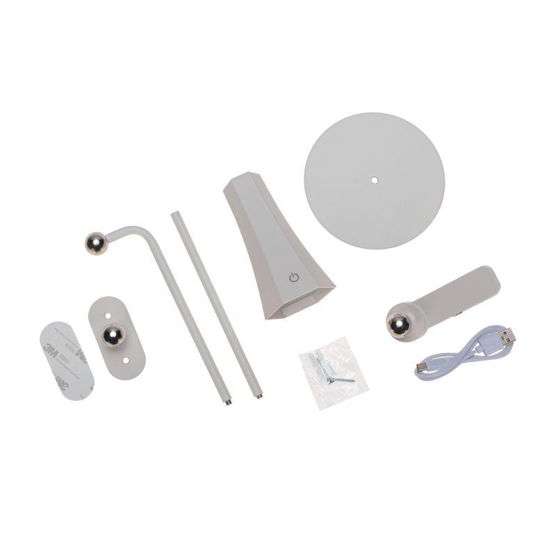  Светильник магнитный переносной с 3 креплениями колокольчик бел. Rexant 609-041 фото в каталоге от BTSprom.by