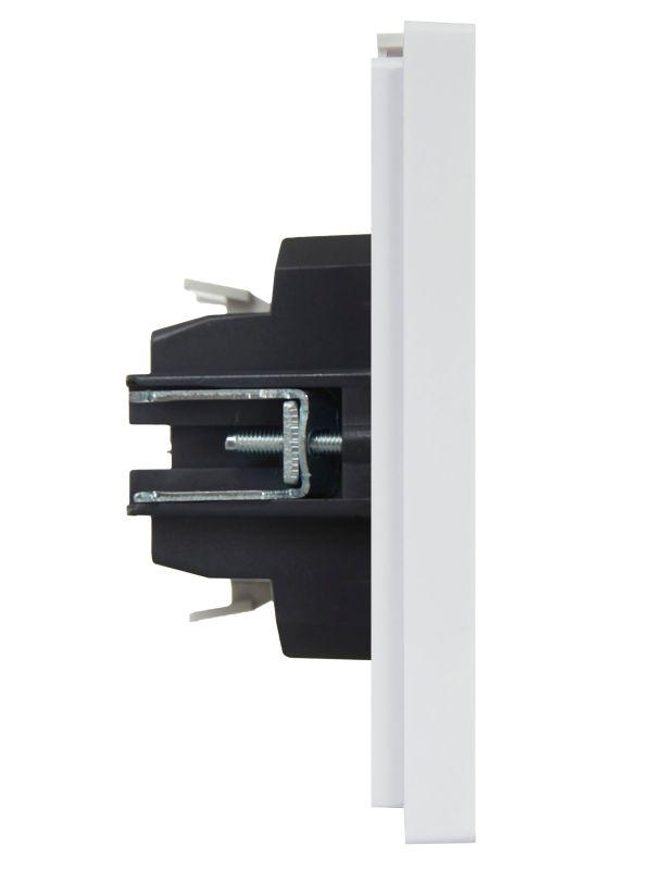  Выключатель 2-кл. СП FORTE&PIANO 10А FP205 бел. IEK FP-V20-0-10-1-K01 фото в каталоге от BTSprom.by