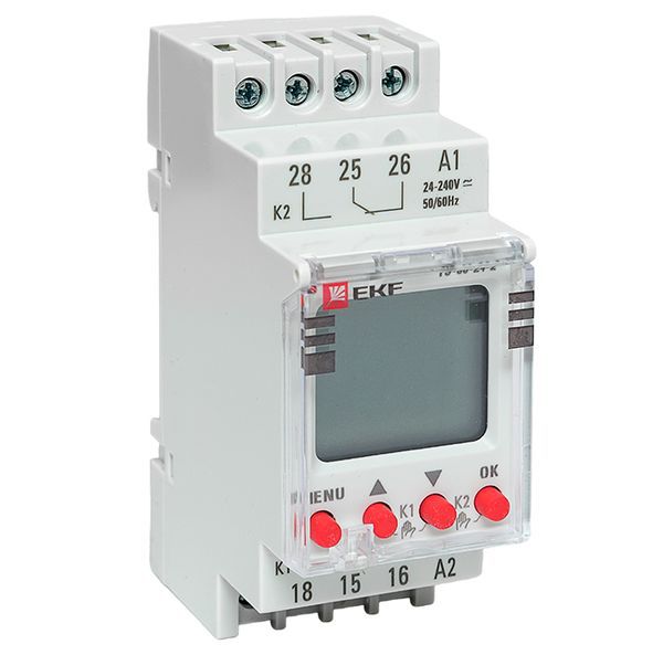таймер электронный двухканальный тэ-80 24-230в ekf te-80-24-2 от BTSprom.by