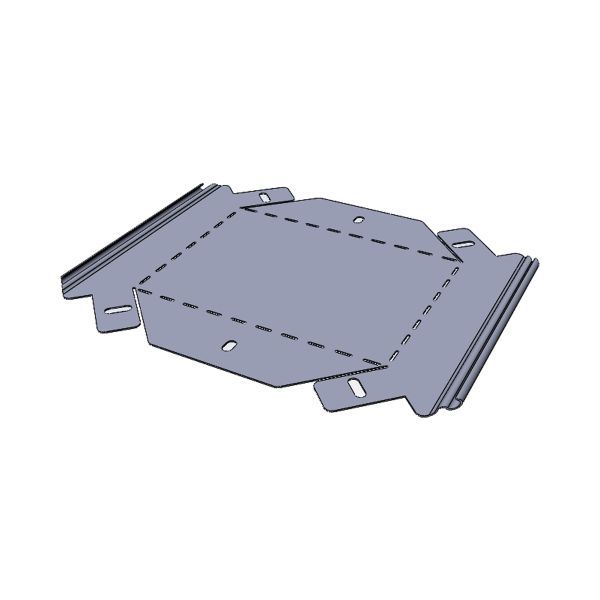 Угол для лотка вертикальный внешн. 45град. 50x150мм плоский EKF vo4550150-FL от BTSprom.by