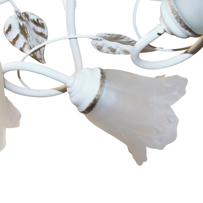  Светильник "Бонни" 151 (плафон 3316) НПБ 01-5х60-153 Е14 ИУ бел. зол. Элетех 1005404782 фото в каталоге от BTSprom.by