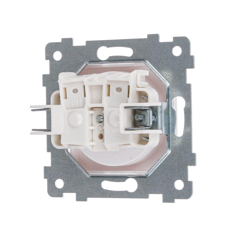  Розетка 1-м СП Аксиома РС16-452 16А IP20 без заземл. механизм бел. Кунцево 121002 фото в каталоге от BTSprom.by