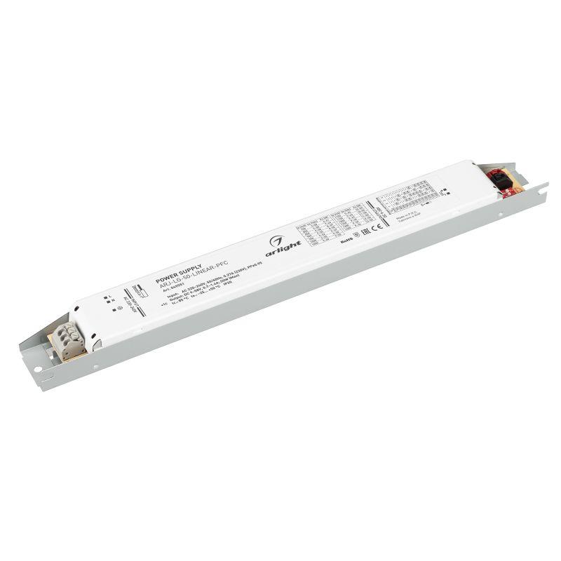 блок питания arj-lg-50-linear-pfc 9-58в 0.7-1.4а 50вт ip20 метал. arlight 049551 от BTSprom.by
