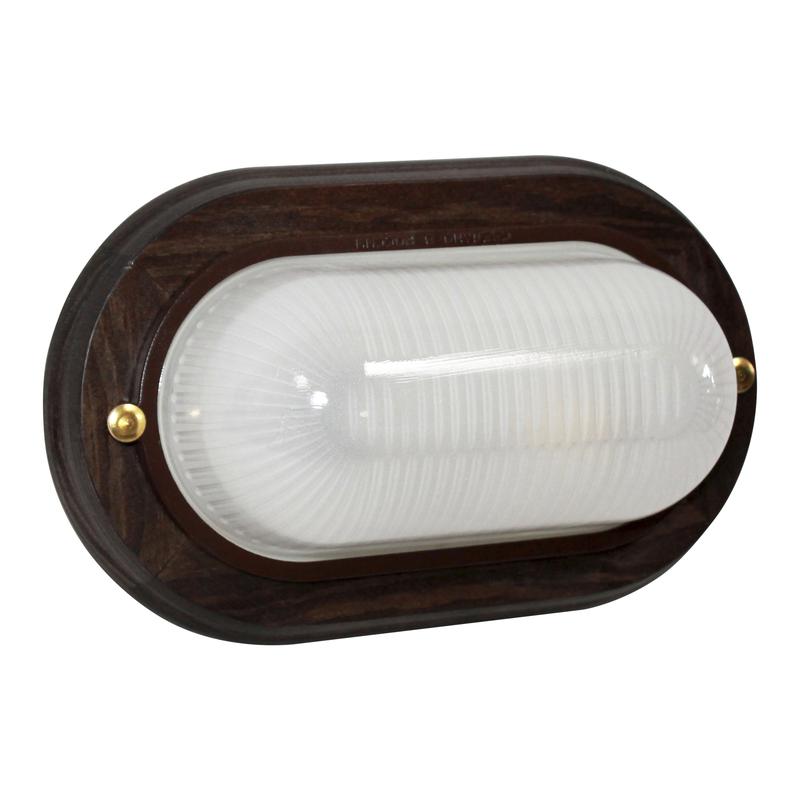  Светильник НПП 03-60-021 "Самарканд" 1401 60Вт E27 IP65 овал малый матов./корпус дерево венге (инд. упак.) Элетех 1005500980 фото в каталоге от BTSprom.by