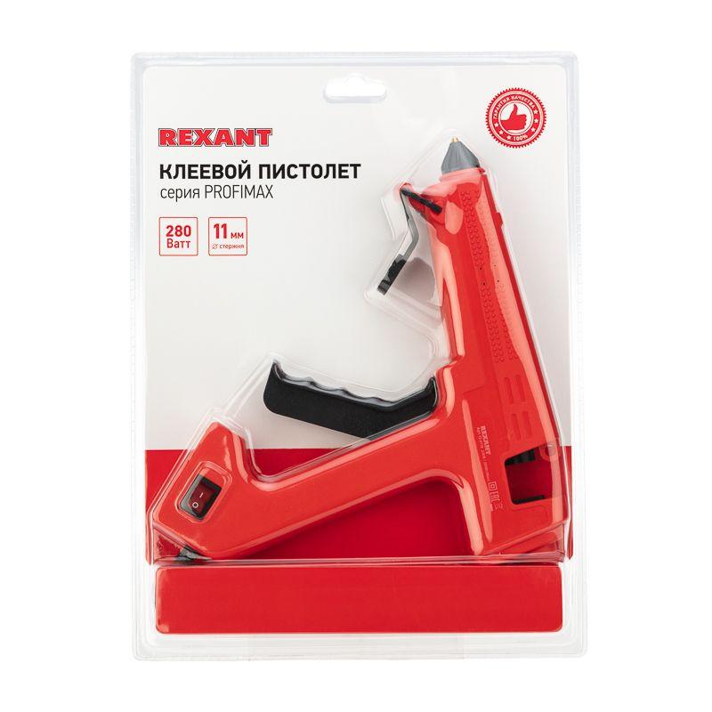  Пистолет клеевой 280Вт ProfiMax (блист.) Rexant 12-0119 фото в каталоге от BTSprom.by