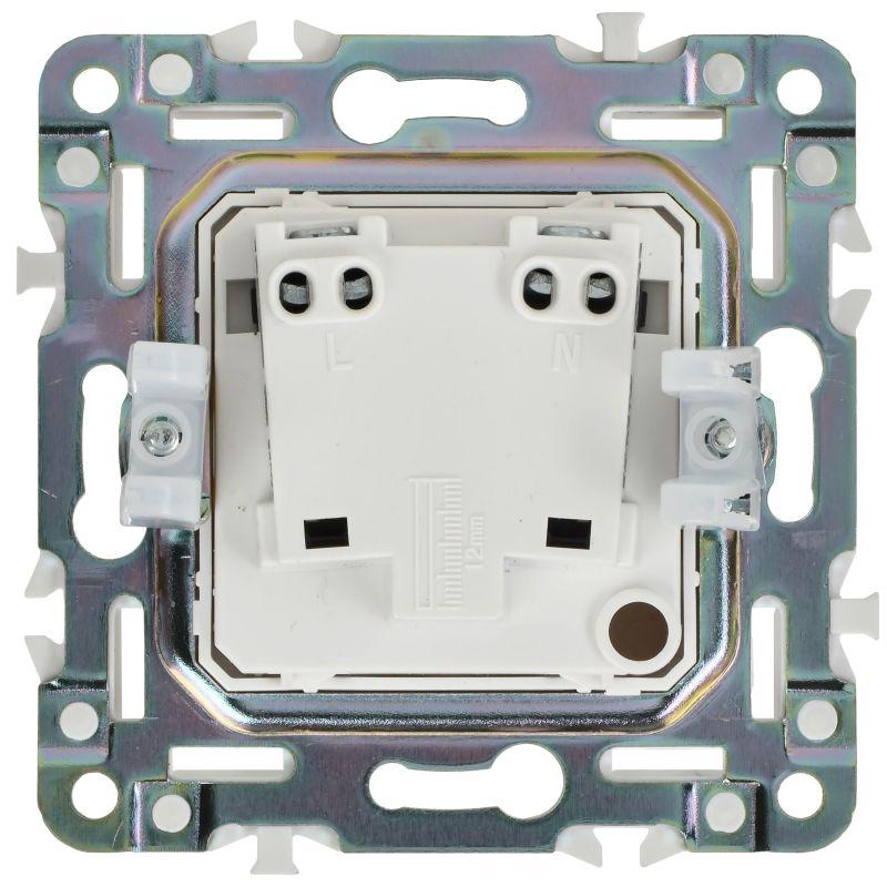  Розетка SKANDY 10А без заземл. защ. шторки SK-R01Bl черн. IEK SK-R13-10-K02 фото в каталоге от BTSprom.by