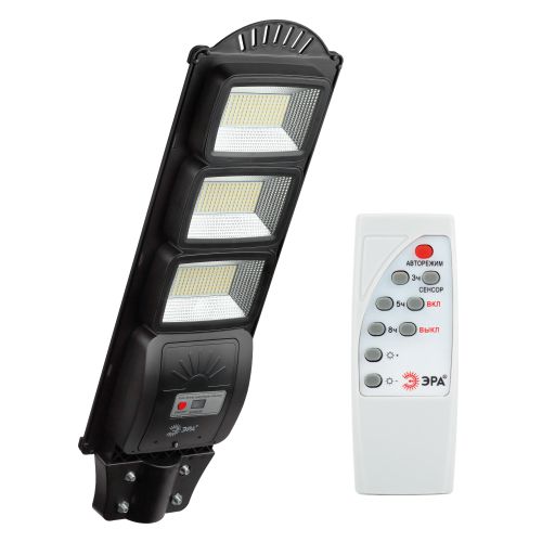 Светильник 60Вт 5000К IP65 1000лм консольный на солнечной батарее SMD с датчиком движения ПДУ Эра Б0046801 фото в каталоге от BTSprom.by