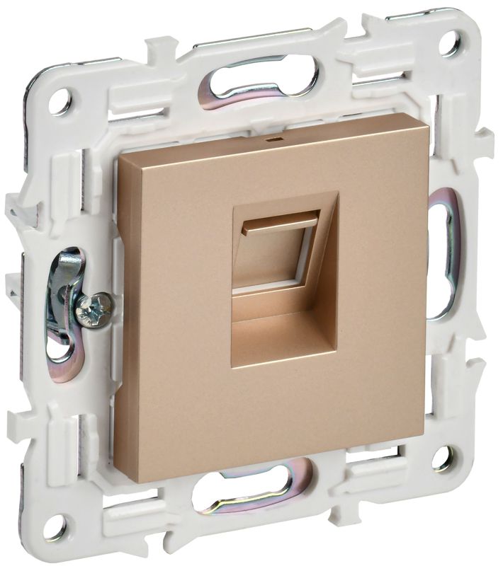 розетка компьютерная rj45 кат.5e skandy sk-k01sa песочн. iek sk-k10-1-k98 от BTSprom.by