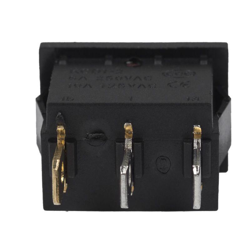  Выключатель клавишный 24В 15А (3с) ON-OFF красн. с подсветкой Mini Rexant 36-2165 фото в каталоге от BTSprom.by