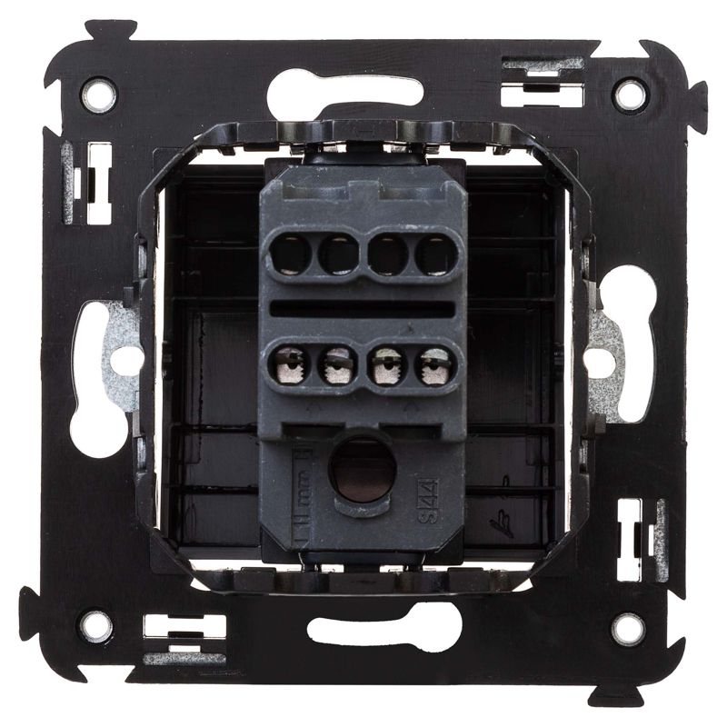  Инвертор 1-кл. СП Avanti "Черный матовый" DKC 4412123 фото в каталоге от BTSprom.by