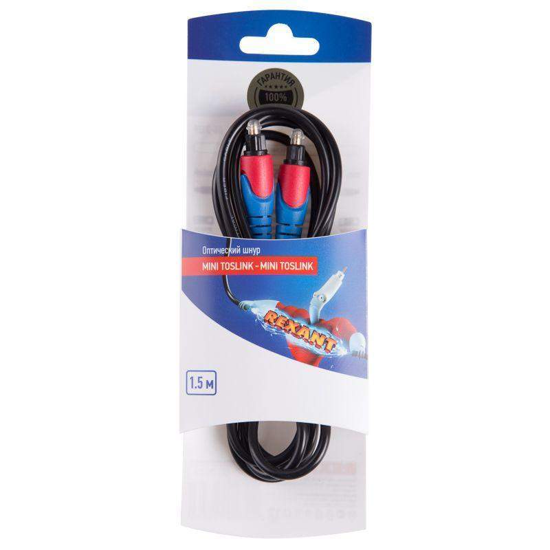 шнур оптический toslink 1.5м блист. rexant 06-3129 от BTSprom.by