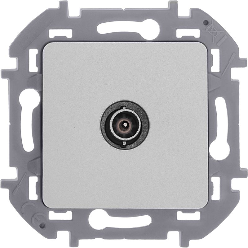  Розетка телевизионная проходная TV Inspiria 14дБ 5-862мГц механизм алюм. IEK 673862 фото в каталоге от BTSprom.by