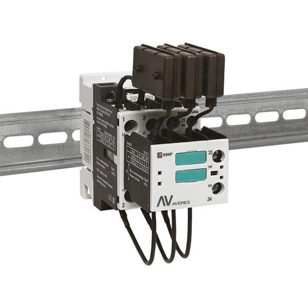  Контактор для конденсатора КМЭК 12.5квар 230В 1NО+1NC AVERES EKF ctrk-s-18-12.5-230-av фото в каталоге от BTSprom.by