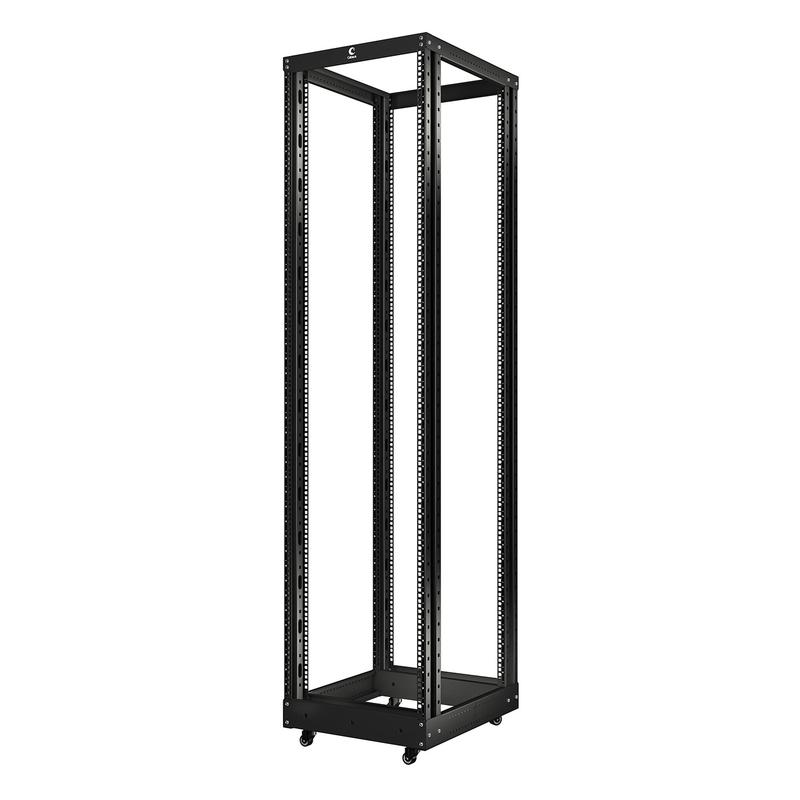 стойка открытая ra-47u-1000-bk 19дюйм 47u двухрамная усиленная черн. cabeus 10162c от BTSprom.by